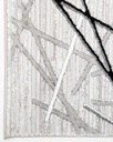 SESIA R1001 GRIS GRIS NEGRO 160x230cm TAPETE - LN