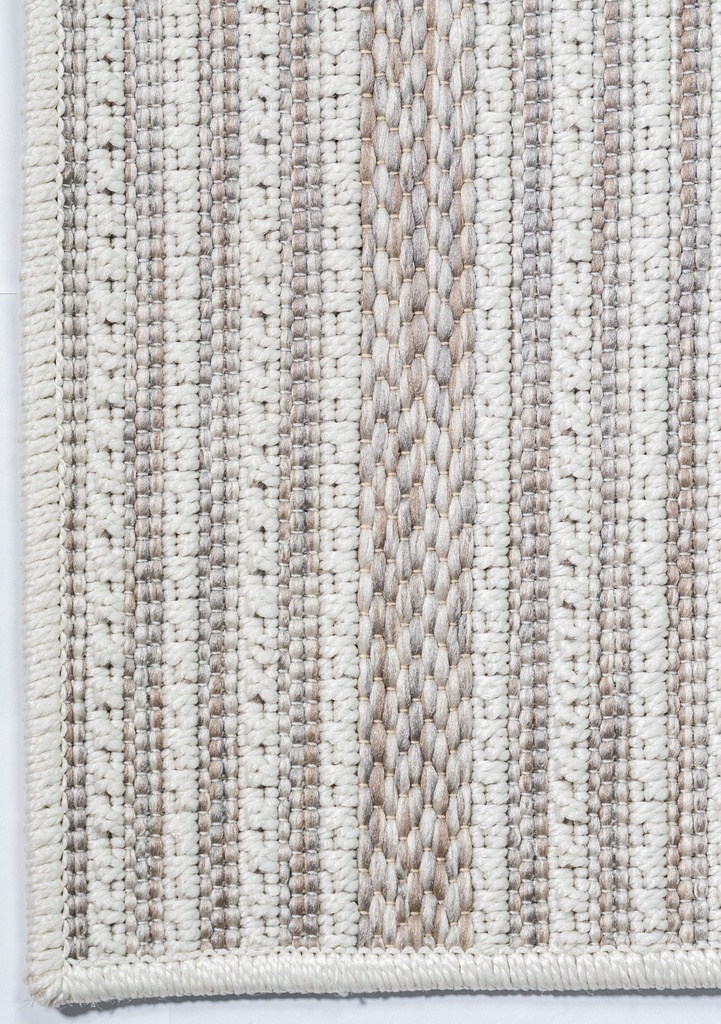 NUBIA E1012 BEIGE/ CAFÉ 300x400cm TAPETE PARA EXTERIOR - LN