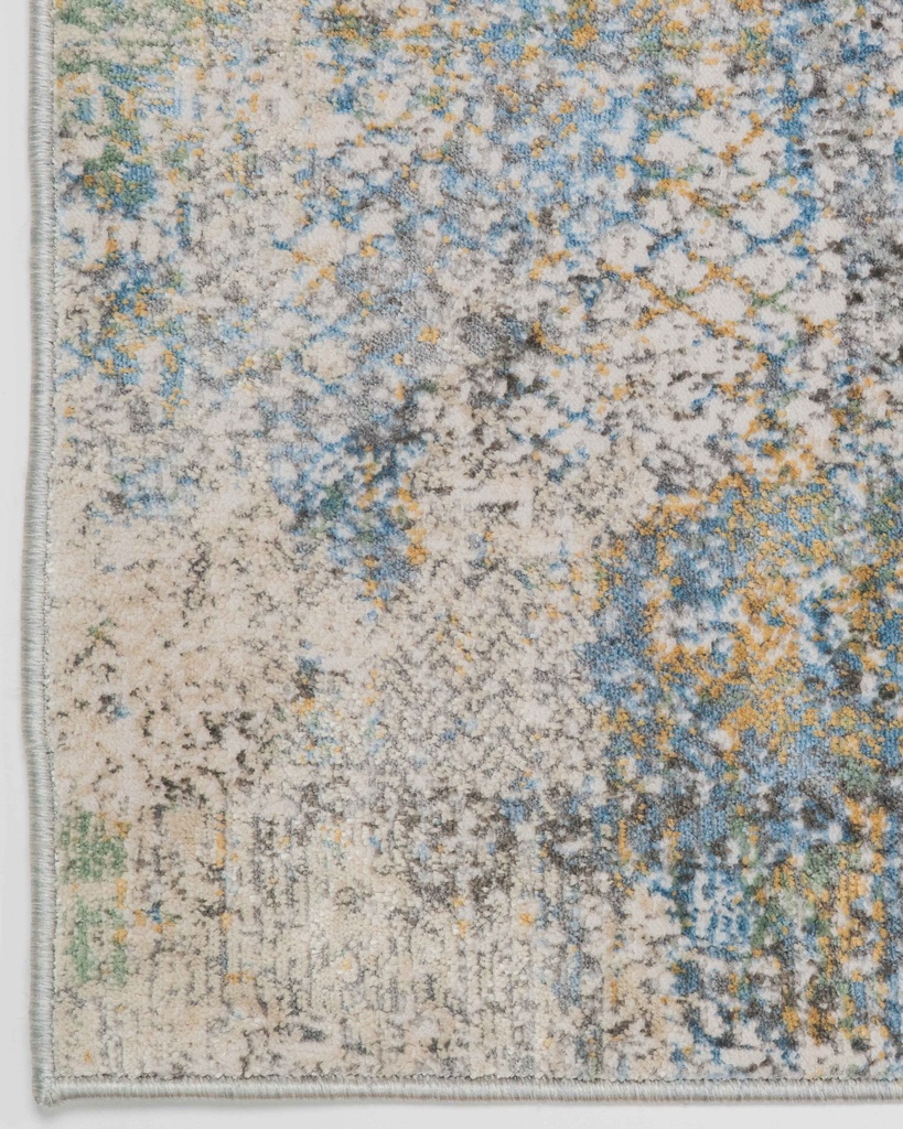 ADARA T2257 VERDE ORO GRIS 60*90 ALFOMBRA TAPETE - LN 