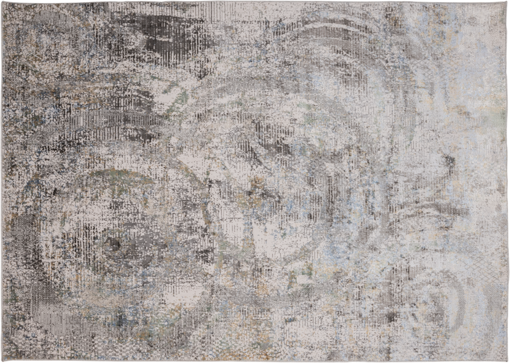 ADARA T2257 VERDE ORO GRIS 240*340 ALFOMBRA TAPETE - LN  