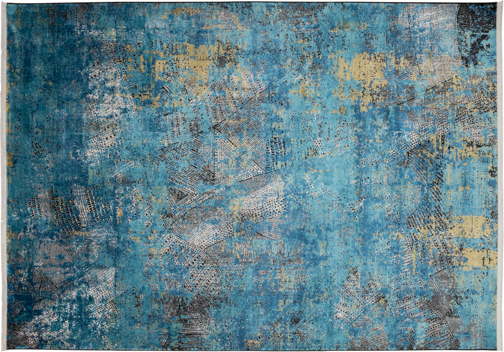 CIVITA T2265 TURQUESA GRIS ORO 240*340 TAPETE - LN25 *  - consultar disponibilidad quedan pocos