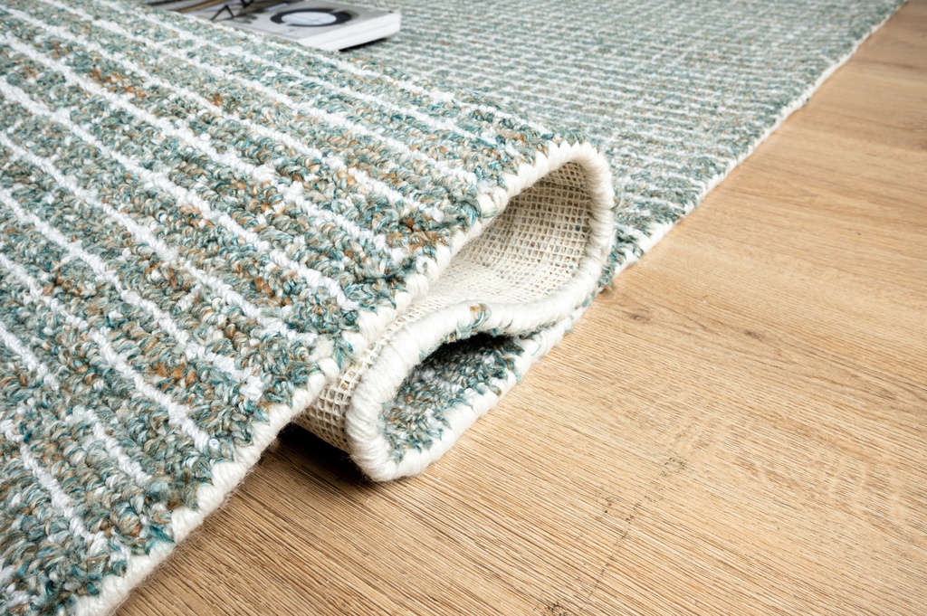 MYRA D2023 TURQUESA BEIGE 160*230 TAPETE PARA EXTERIOR - LN25 