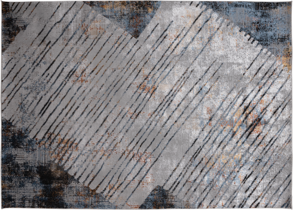 ADARA T2256 GRIS CREMA ORO 300*400 ALFOMBRA TAPETE - LN   