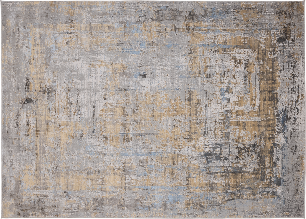ADARA T2260 GRIS VERDE ORO 200*290 ALFOMBRA TAPETE - LN
