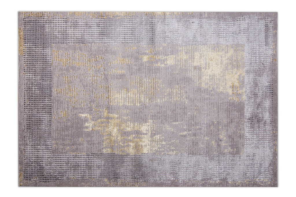 AYDA T9016 GRIS PLATA ORO 300*400 TAPETE - LN