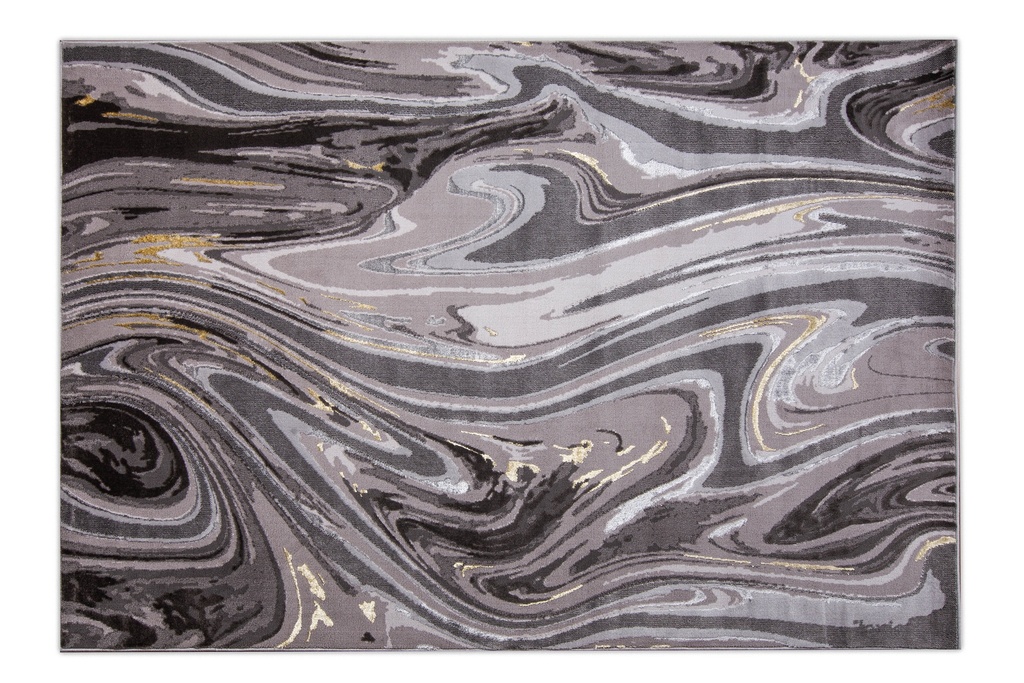 AYDA T9019 GRIS PLATA ORO 160*230 TAPETE - LN 