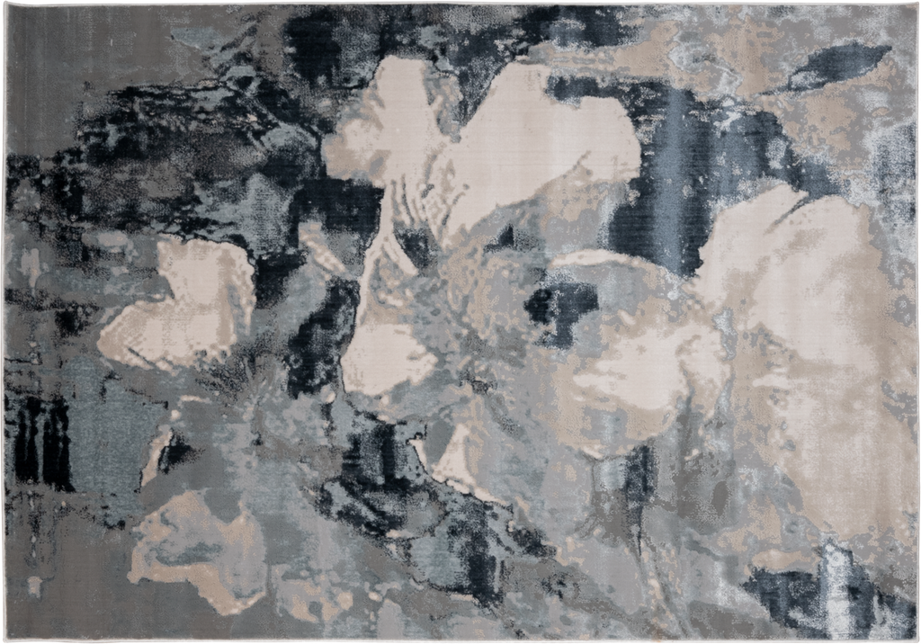 BELMA U6023 PLATA NEGRO 160*230 TAPETE - LN25 