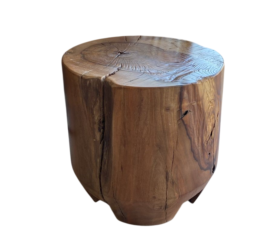 BLOQ MESA LATERAL / TABURETE DE MADERA SOLIDA - LU