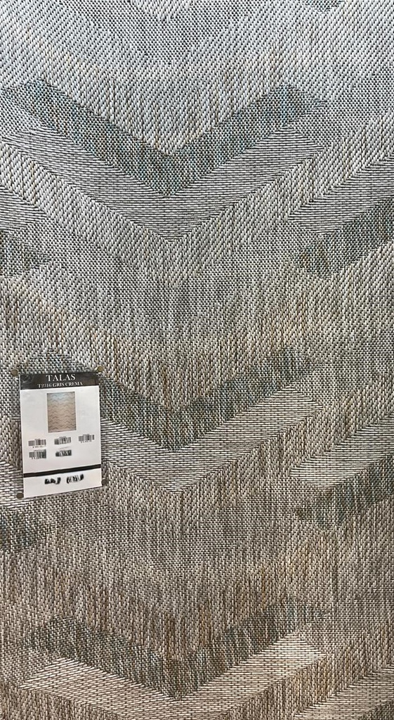 TALAS T2316 GRIS CREMA 200*290 TAPETE PARA EXTERIOR - LN *