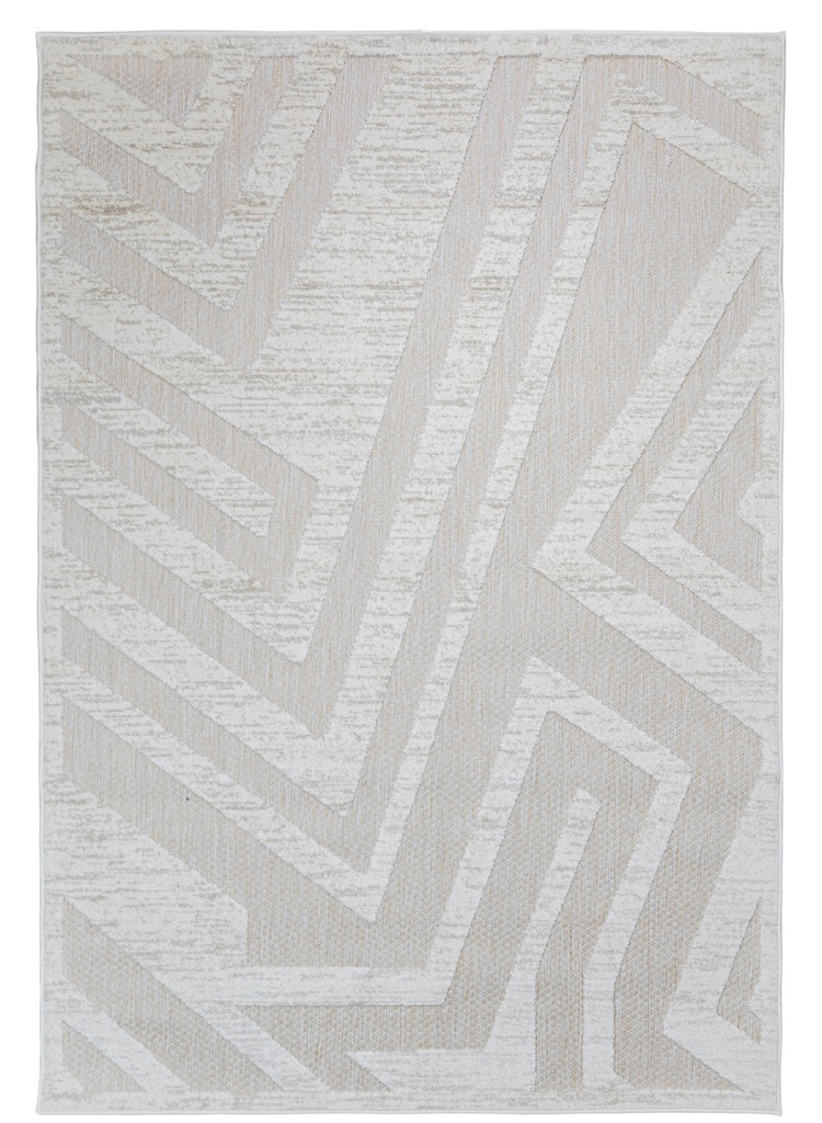 BELINA U6056 BEIGE MARFIL 300*400 TAPETE PARA EXTERIOR - LN