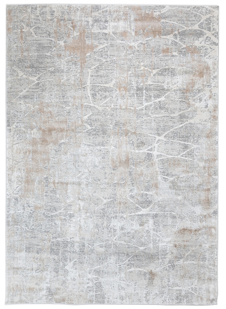 KEMER T2388 CREMA GRIS BEIGE 160*230 TAPETE - LN25