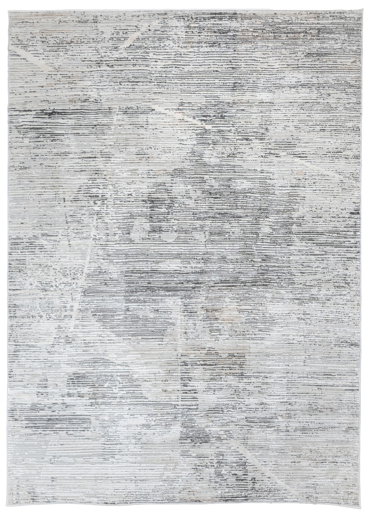 KEMER T2389 CREMA GRIS 60*90 TAPETE - LN25