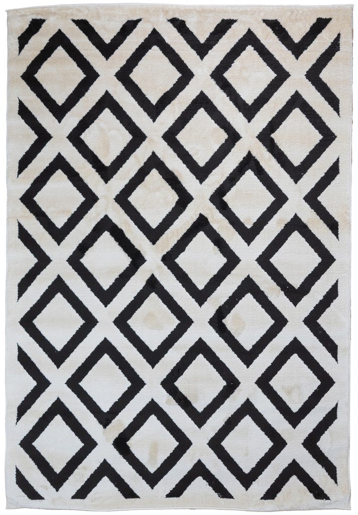 OPTIKA T9055 CREMA NEGRO 400*300 TAPETE - LN25