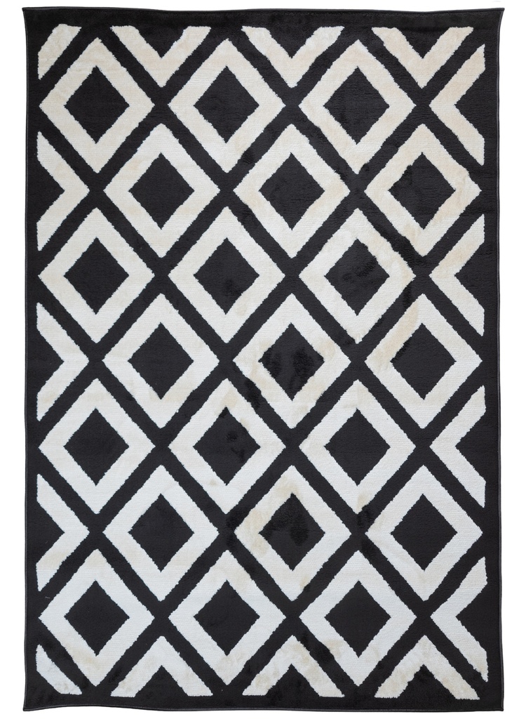 OPTIKA T9057 CREMA NEGRO 200*290 TAPETE - LN25