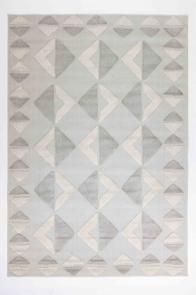 FORZA T2367 CREMA GRIS 200*290 TAPETE PARA EXTERIOR - LN