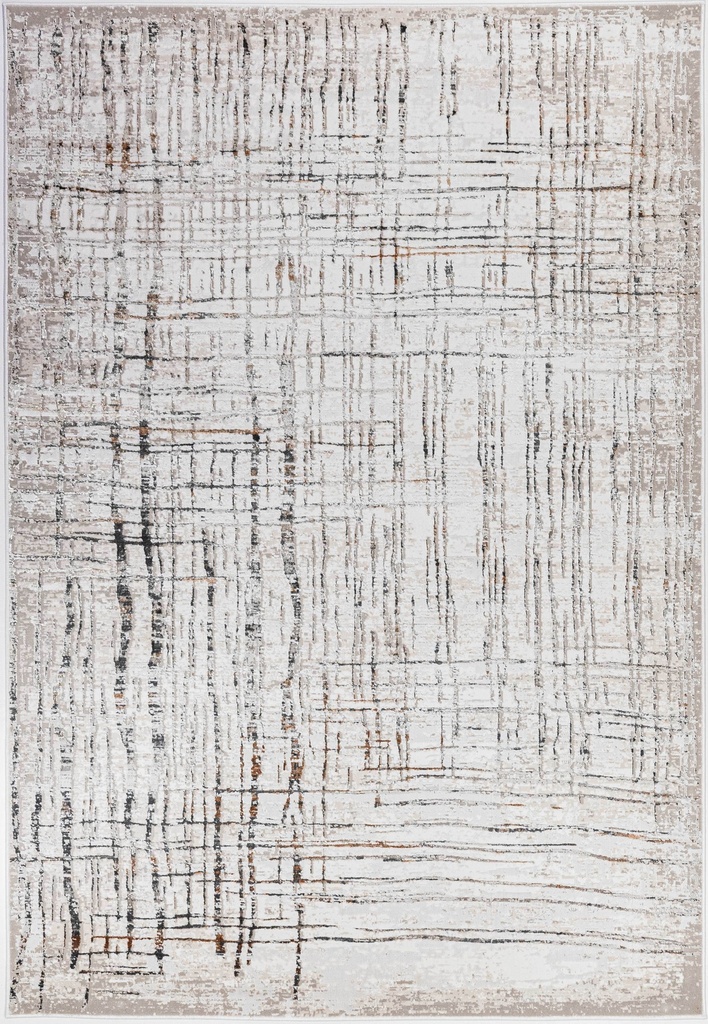 GAMZE T2355 GRIS CREMA 160*230 TAPETE - LN25