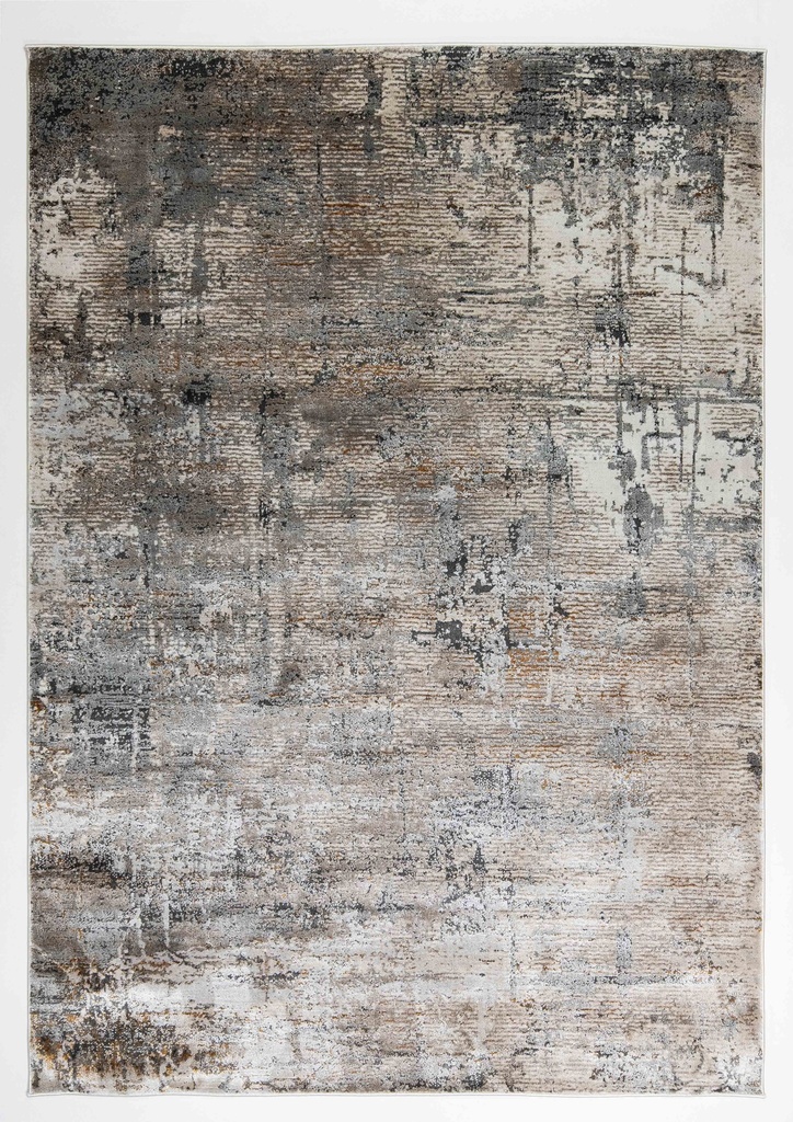 HADIM T2365 GRIS GRIS ORO 240x330cm TAPETE - LN25