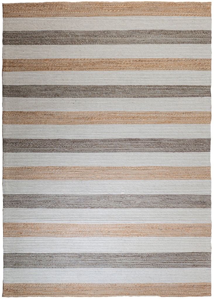JAYA N8039 CREMA YUTE NEGRO 60x90cm TAPETE - LN