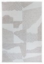 NUBIA E1005 BEIGE/ CAFÉ 300x400cm TAPETE PARA EXTERIOR - LN