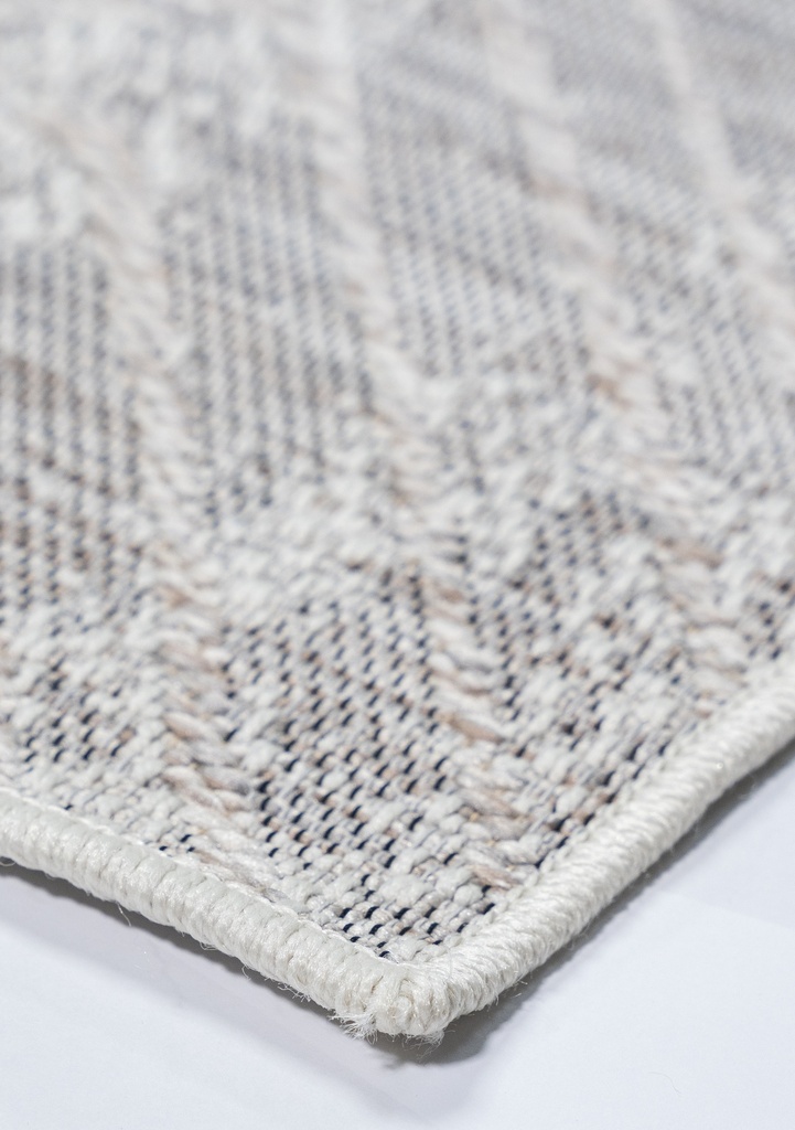 NUBIA E1007 BEIGE/ CAFÉ 80*240 TAPETE PARA EXTERIOR - LN25  - consultar disponibilidad quedan pocos