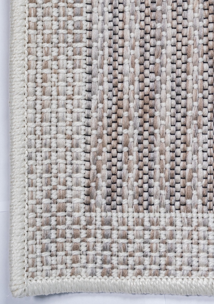 NUBIA E1011 BEIGE/ CAFÉ 200*290 TAPETE PARA EXTERIOR - LN25