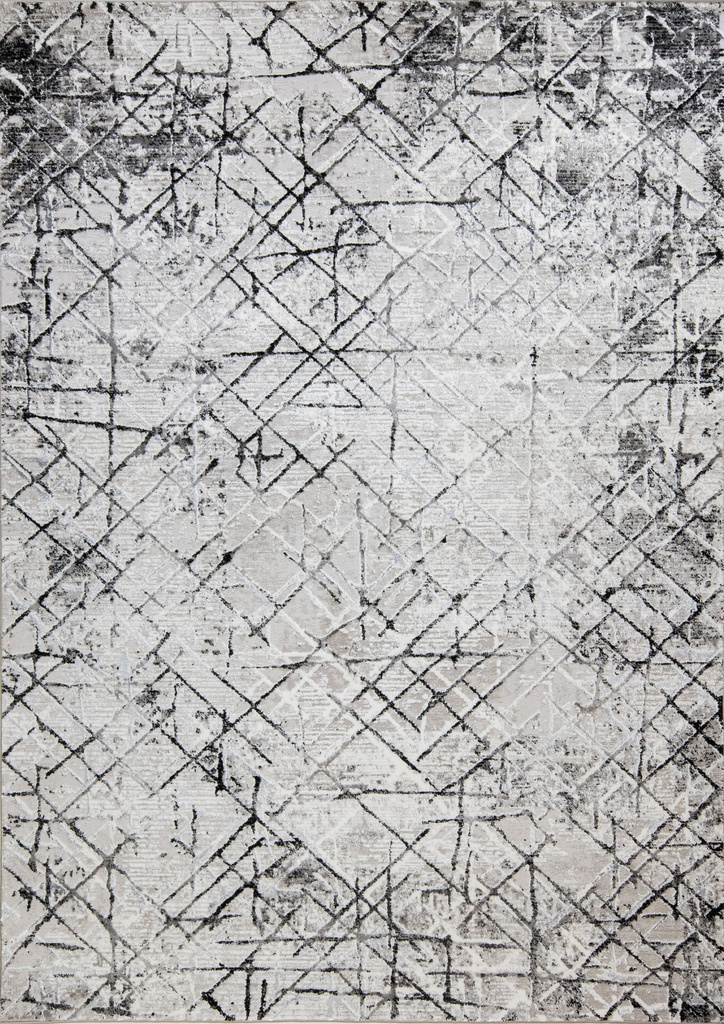 SESIA R1006 GRIS GRIS NEGRO 160x230cm TAPETE - LN