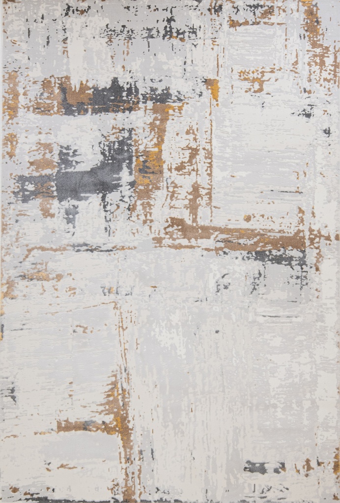 VELEKA U6040 CREMA ORO GRIS 160x230cm TAPETE - LN