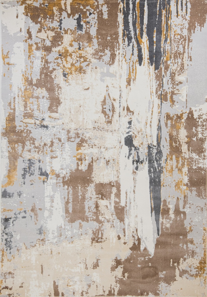 VELEKA U6042 CREMA ORO GRIS 60x90cm TAPETE - LN