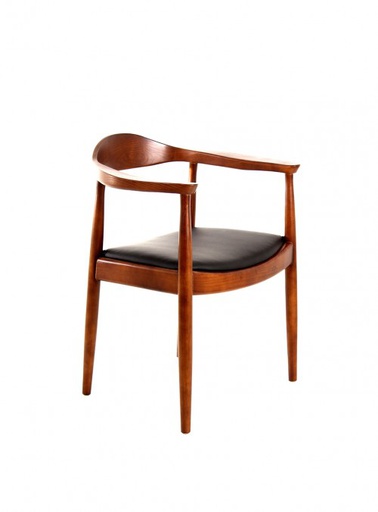 MONACO SILLA CON BRAZOS ASIENTO PIEL SINTETICA - M25