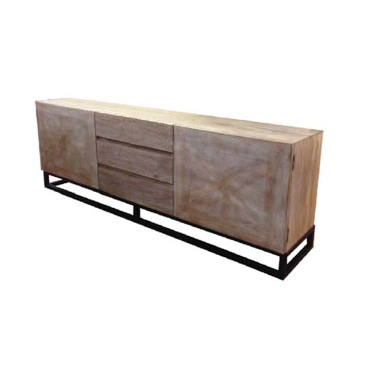 [CO2756-03] ARIA COMODA 3 CAJONES 2 PUERTAS STUDIO - P25