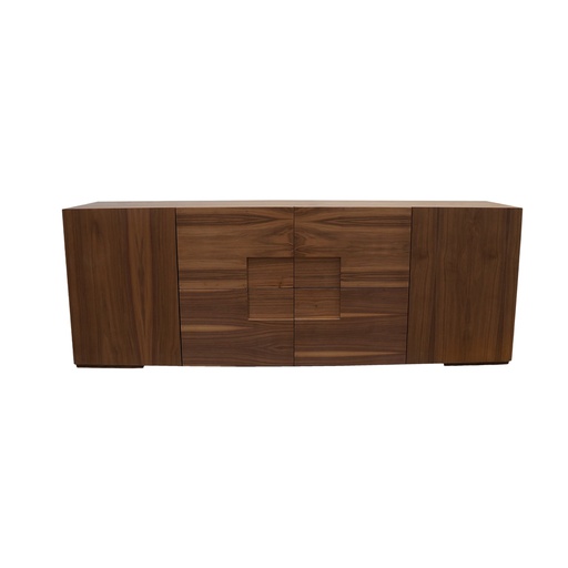 [CO2750-03] LOREDANA COMODA 4 CAJONES 2 PUERTAS NOGAL - P25