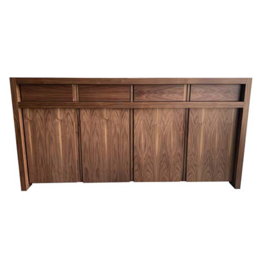 [CO2728-03] VINTAGE COMODA 4 CAJONES 4 PUERTAS - P25