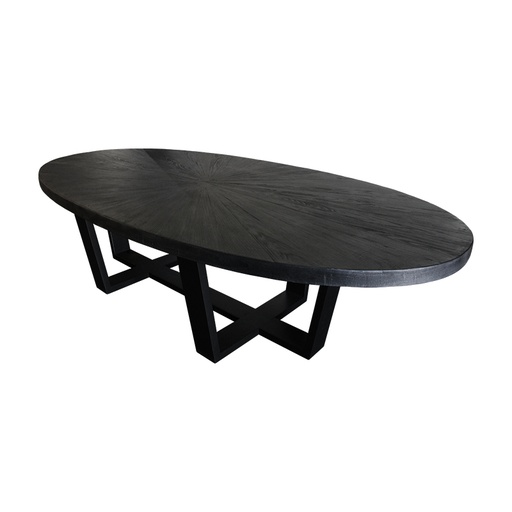 [MC4246-03] CARBON MESA COMEDOR OVALADA ELIPSE - P25