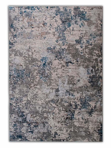 [6846] DARICA T2071 CREMA AZUL 300*400 TAPETE - LN25