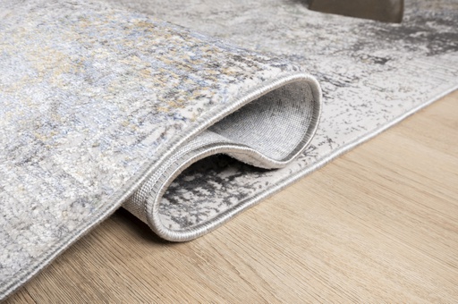 [10481] ADARA T2257 VERDE ORO GRIS 300*400 ALFOMBRA TAPETE - LN 