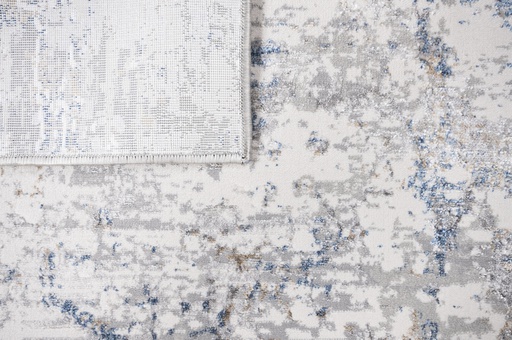 [10908] ADARA T2255 CREMA AZUL 60*90 TAPETE - LN 