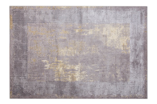 [8948] AYDA T9016 GRIS PLATA ORO 300*400 TAPETE - LN