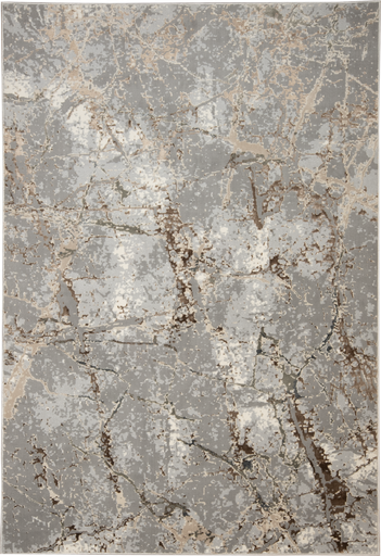 [10089] BESNI T4033 GRIS ORO PLATA 160*230 TAPETE - LN 