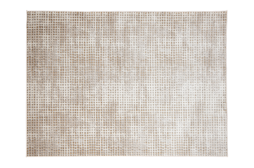 [11118] BESNI T4049 ORO PLATA CUADROS 60*90 TAPETE - LN 