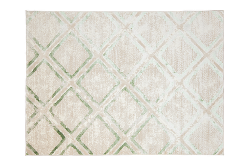 [10283] DENIZ U7012 CREMA VERDE 240*330 TAPETE - LN25 