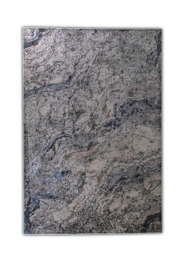 [7550] HADIM T2094 CREMA GRIS ORO 60*90 TAPETE - LN25   