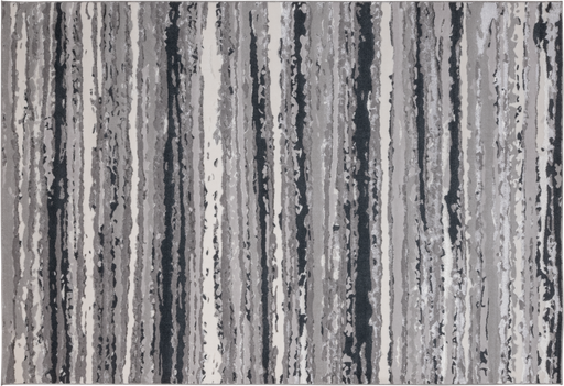 [10386] JASMINE U5015 GRIS NEGRO 60*90 TAPETE - LN    *  - consultar disponibilidad quedan pocos