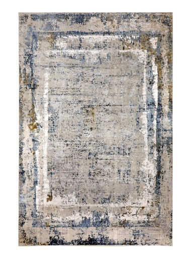 [8238] RENNES  U2001 AZUL CREMA 160*230 TAPETE - LN   *  - consultar disponibilidad quedan pocos