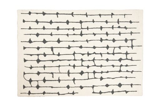 [11097] MYRA D2024 BEIGE GRIS 200*290 TAPETE PARA EXTERIOR - LN 