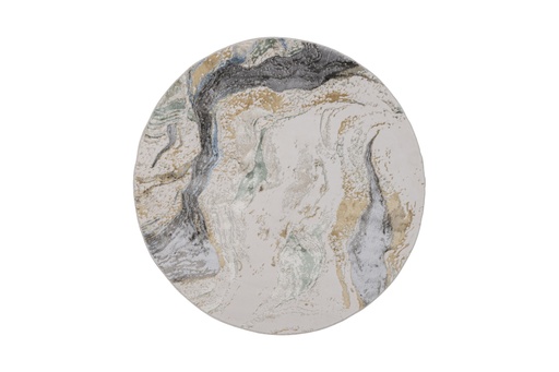 [10193] ZARIA T2182 GRIS CREMA 300 DIA TAPETE - LN25 *  - consultar disponibilidad quedan pocos