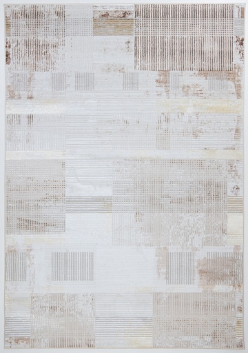 [12409] BALTEA R1012 GRIS CREMA ORO 160*230 TAPETE - LN
