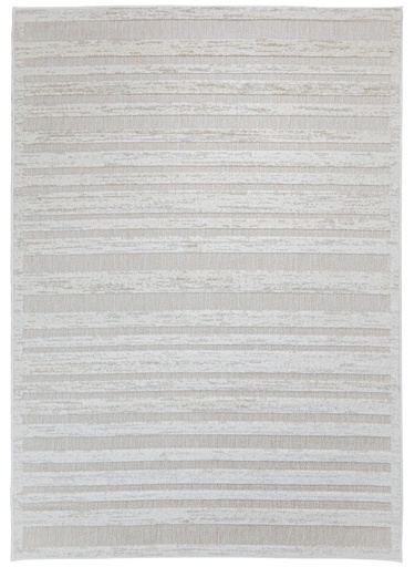 [12926] BELINA U6053 BEIGE MARFIL 240*330 TAPETE PARA EXTERIOR - LN