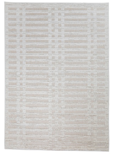 [12930] BELINA U6054 BEIGE MARFIL 200*290 TAPETE PARA EXTERIOR - LN25