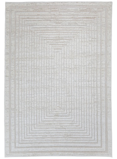 [12947] BELINA U6057 BEIGE MARFIL 300*400 TAPETE PARA EXTERIOR - LN