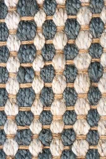 [11819] GANGES D2039 CREMA GRIS 200 DIA TAPETE - LN